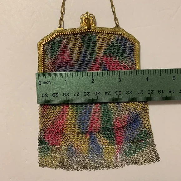 Whiting and Davis Vintage c.20's/30's Mesh Handbag - Picture 10 of 12